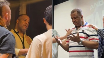 Evangelistas pregam diante de bar de heavy metal e segurança se rende a Jesus